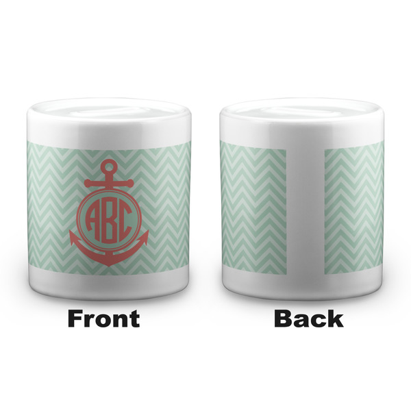 Chevron & Anchor Coin Bank - Apvl