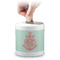 Chevron & Anchor Coin Bank (Personalized)