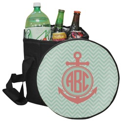 Chevron & Anchor Collapsible Cooler & Seat (Personalized)