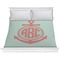 Chevron & Anchor Comforter - King (Personalized)