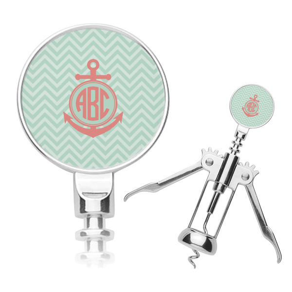 Custom Chevron & Anchor Corkscrew (Personalized)
