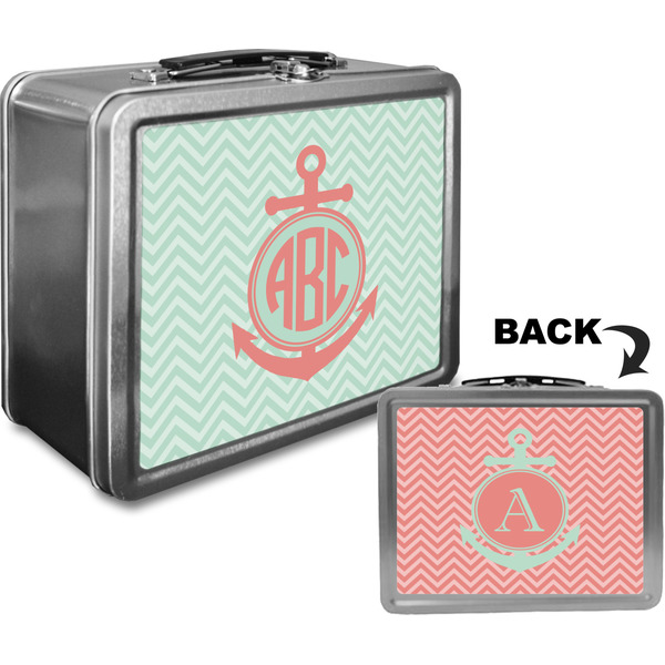 Chevron & Anchor Custom Lunch Box / Tin Approval