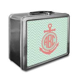 Chevron & Anchor Lunch Box (Personalized)