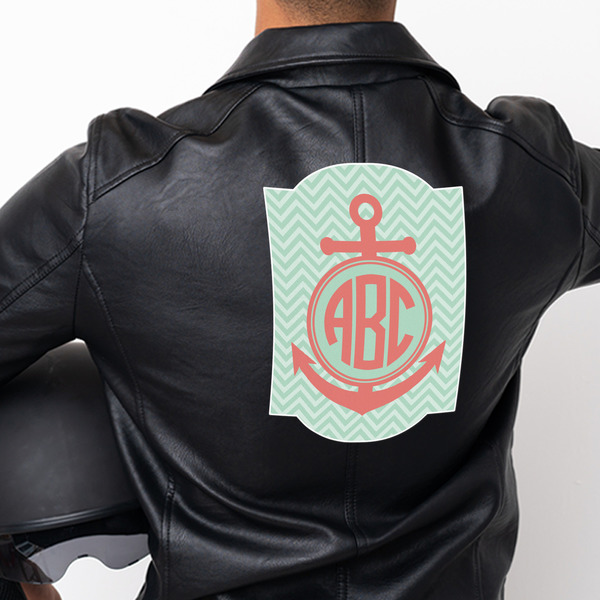 Chevron & Anchor Custom Shape Iron On Patches - XXXL - APPROVAL