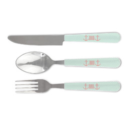Chevron & Anchor Cutlery Set (Personalized)