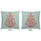 Chevron & Anchor Decorative Pillow Case - Approval