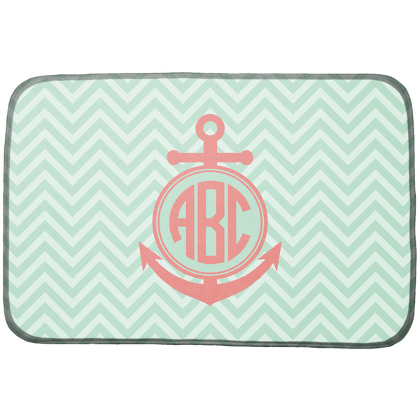 Custom Chevron & Anchor Dish Drying Mat (Personalized)