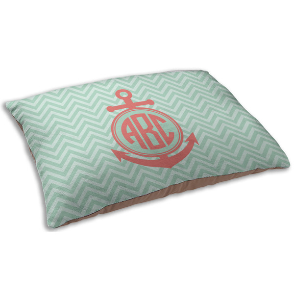 Chevron & Anchor Dog Beds - SMALL