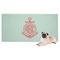 Chevron & Anchor Dog Towel (Personalized)