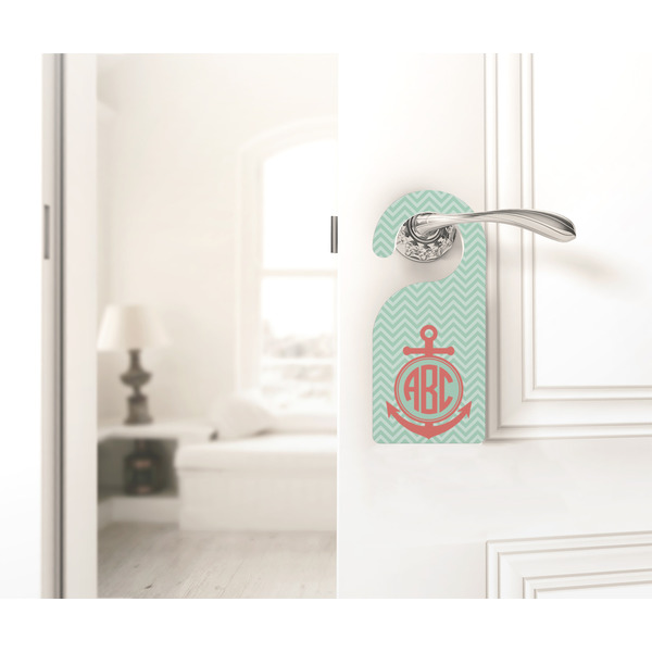 Chevron & Anchor Door Hanger - LIFESTYLE