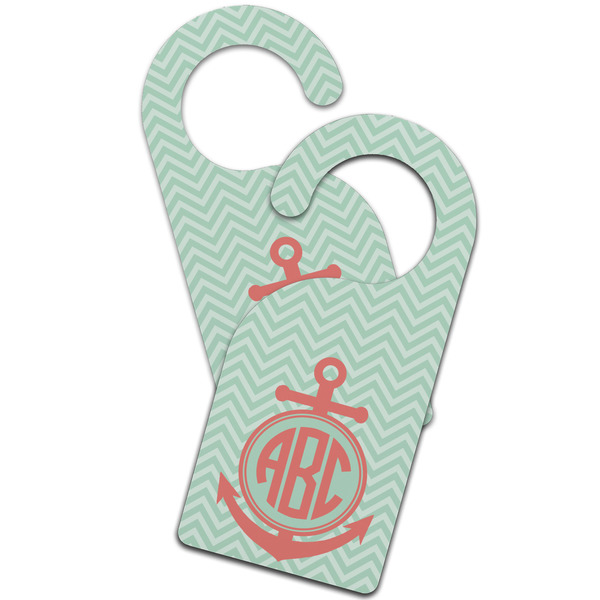 Chevron & Anchor Door Hanger - MAIN