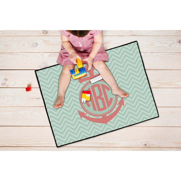 Chevron & Anchor Door Mats - LIFESTYLE kid