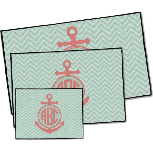 Chevron & Anchor Door Mats - PARENT MAIN
