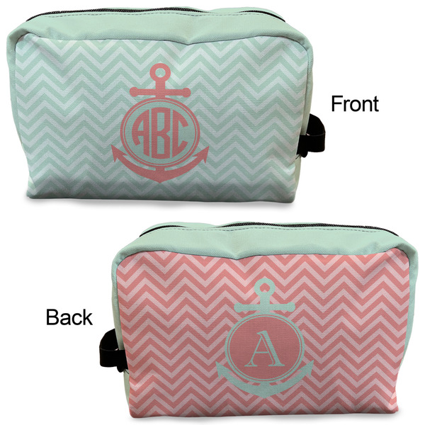 Chevron & Anchor Dopp Kit - Approval