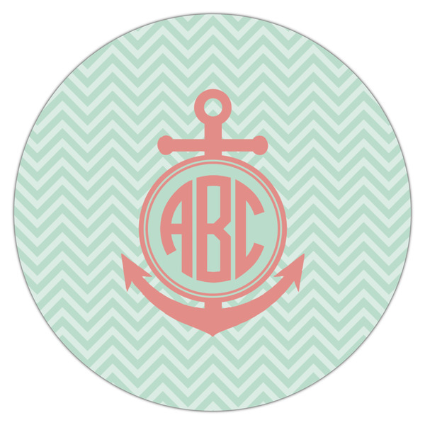 Chevron & Anchor Drink Topper - Large - Single