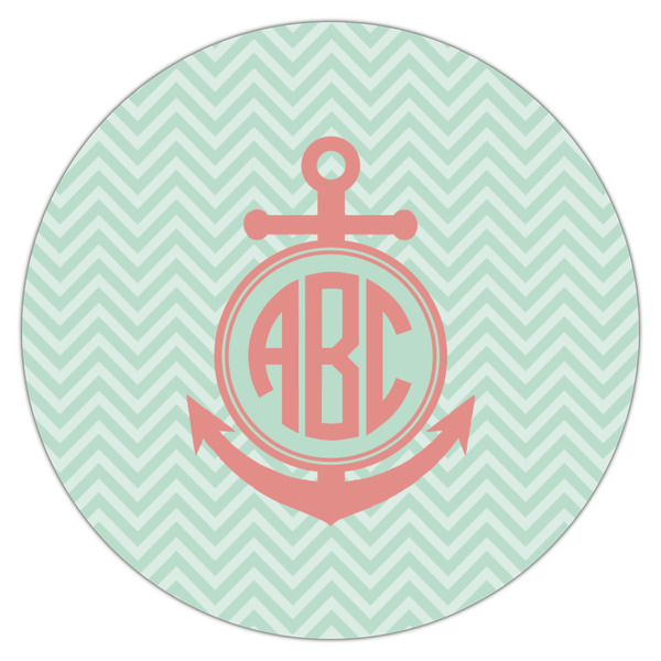 Chevron & Anchor Drink Topper - Medium - Single