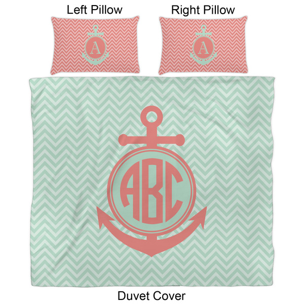Chevron & Anchor Duvet Cover Set - King - Approval