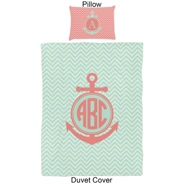 Chevron & Anchor Duvet Cover Set - Twin - Approval