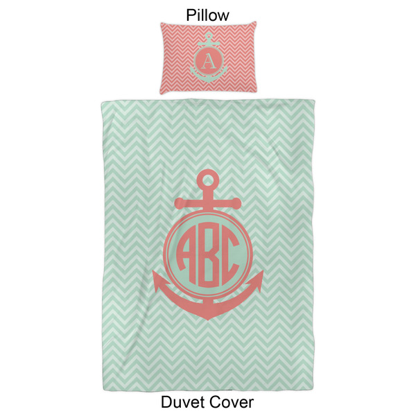 Chevron & Anchor Duvet Cover Set - Twin XL - Approval