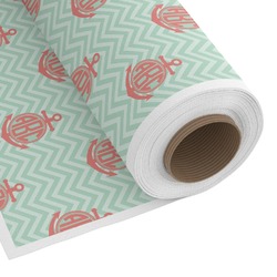 Chevron & Anchor Fabric by the Yard (Personalized)