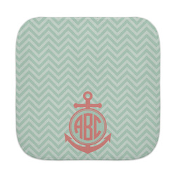 Chevron & Anchor Face Towel (Personalized)