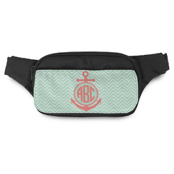 Chevron & Anchor Fanny Pack (Personalized)