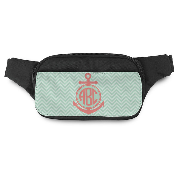 Custom Chevron & Anchor Fanny Pack - Modern Style (Personalized)