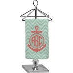 Chevron & Anchor Finger Tip Towel - Full Print (Personalized)