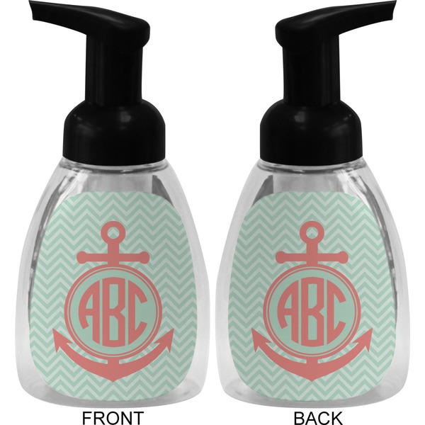 Chevron & Anchor Foam Soap Bottle (Front & Back)