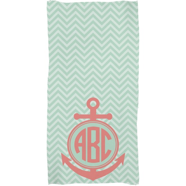 Chevron & Anchor Full Sized Bath Towel - Apvl