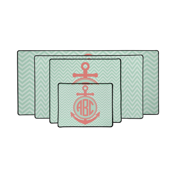 Chevron & Anchor Gaming Mats - PARENT/MAIN
