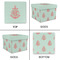 Chevron & Anchor Gift Boxes with Lid - Canvas Wrapped - Medium - Approval
