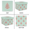 Chevron & Anchor Gift Boxes with Lid - Canvas Wrapped - X-Large - Approval