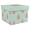Chevron & Anchor Gift Boxes with Lid - Canvas Wrapped - XX-Large - Front/Main