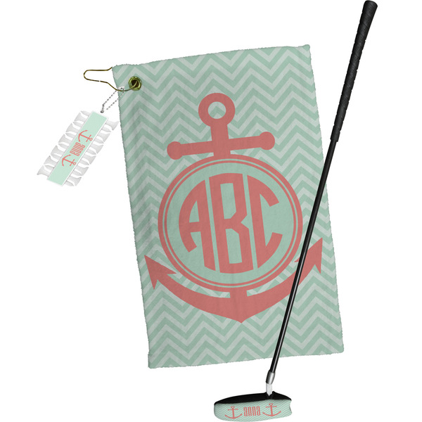 Chevron & Anchor Golf Gift Kit (Full Print)