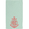 Chevron & Anchor Hand Towel (Personalized) Full