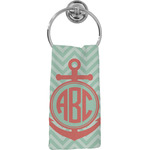Chevron & Anchor Hand Towel - Full Print (Personalized)