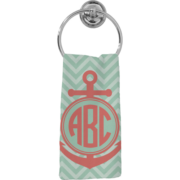 Custom Chevron & Anchor Hand Towel - Full Print (Personalized)