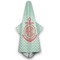 Chevron & Anchor Hooded Towel - Hanging