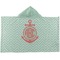 Chevron & Anchor Kids Hooded Towel (Personalized)