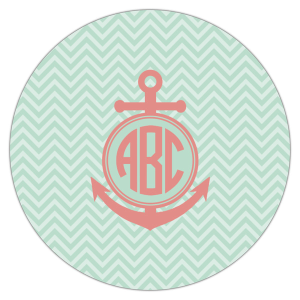 Chevron & Anchor Icing Circle - Medium - Single