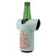 Chevron & Anchor Jersey Bottle Cooler - ANGLE (on bottle)