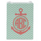 Chevron & Anchor Jewelry Gift Bag - Gloss - Front