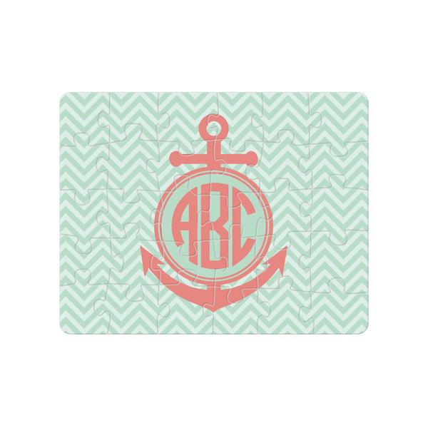 Custom Chevron & Anchor Jigsaw Puzzles (Personalized)