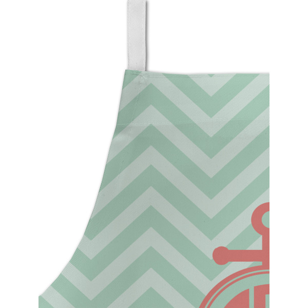 Chevron & Anchor Kid's Aprons - Detail