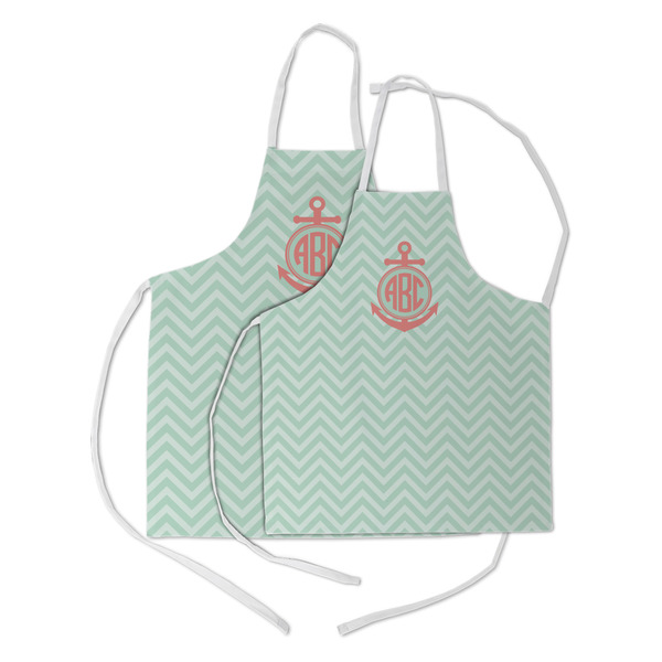 Chevron & Anchor Kid's Aprons - Parent - Main