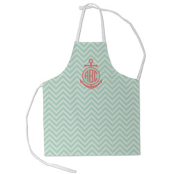 Chevron & Anchor Kid's Apron - Small (Personalized)