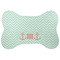 Chevron & Anchor Bone Shaped Dog Food Mat (Personalized)