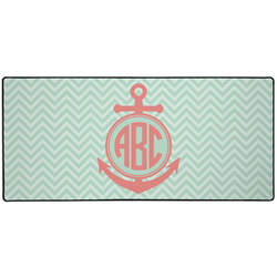 Chevron & Anchor 3XL Gaming Mouse Pad - 35" x 16" (Personalized)