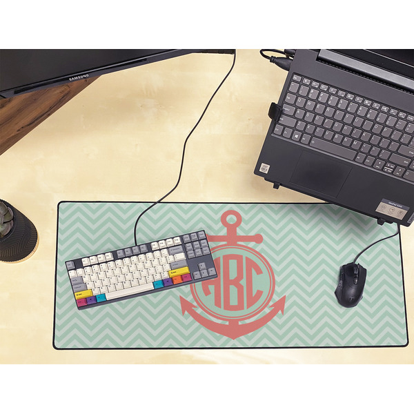 Chevron & Anchor Large Gaming Mats - LIFESTYLE